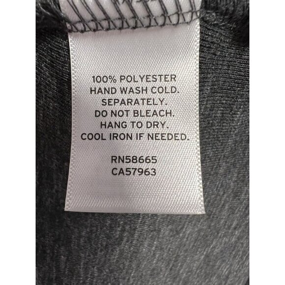 Caslon Womens Jersey Knit Wrap Midi Dress~Size Small~Grey Dark Charcoal L1 16 - Picture 8 of 8
